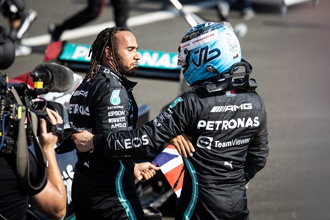 Hamilton-Bottas a forza 100