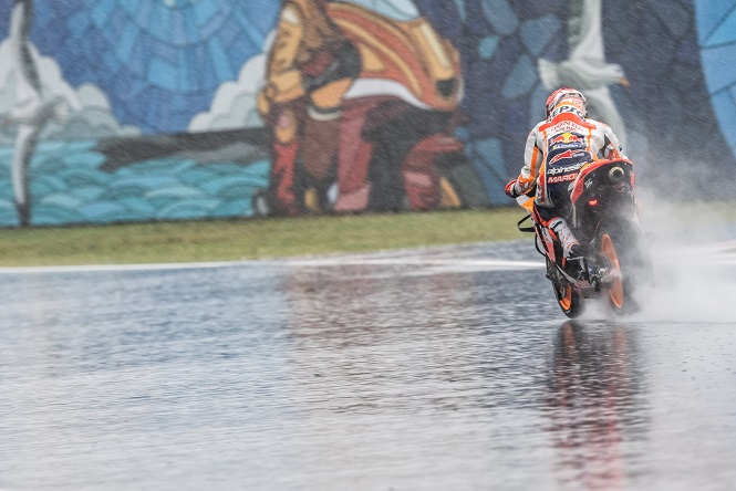 MotoGP / Marquez: “Il bagnato aiuta a gestirmi”