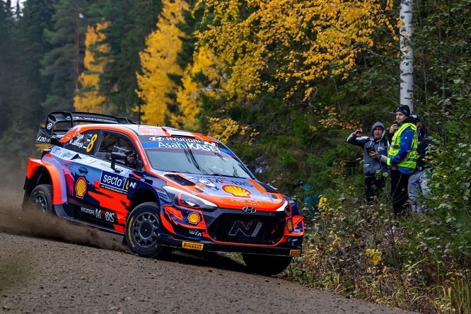 WRC Rally Finlandia 2021 Tanak Hyundai