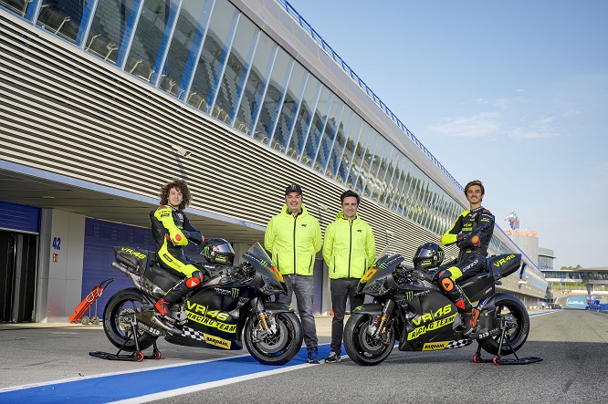 MotoGP / Jerez, test positivo per VR46 con Marini e Bezzecchi