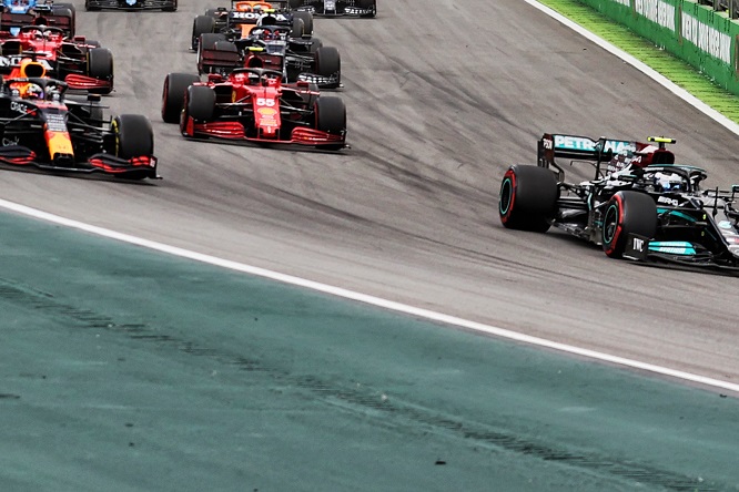 F1 / GP Brasile 2021, Qualifica Sprint: Bottas precede Max, Lewis strepitoso 5°