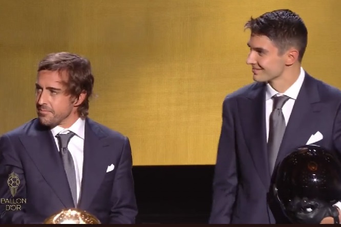 Pallone d’Oro, premiano Alonso e Ocon
