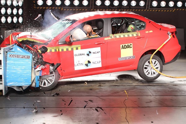 Fiat Argo e Cronos, voto zero nel crash test