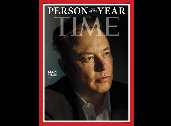Elon Musk è l’uomo dell’anno 2021 secondo ‘Time’
