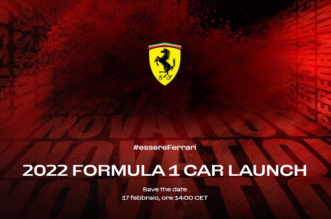 Presentazione Ferrari 2022: sfondo rosso e ‘nero’