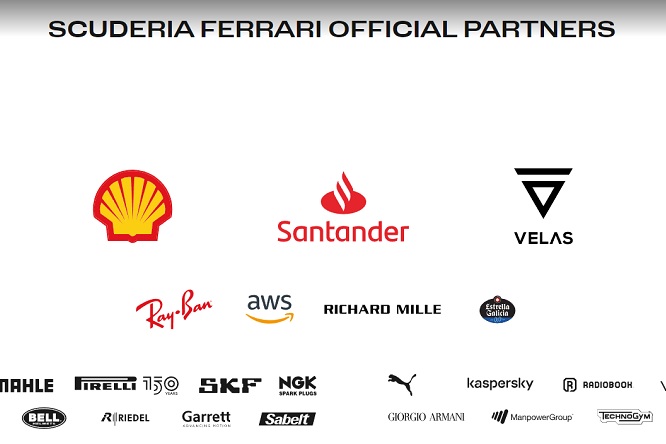 Sponsor Ferrari 2022: assenti Mission Winnow, Ups e Weichai