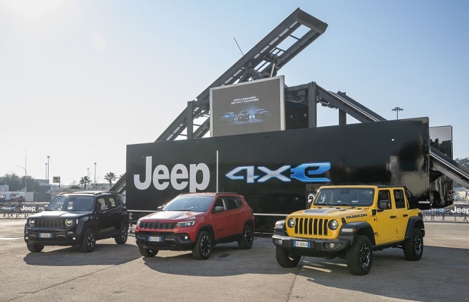 Jeep, la gamma 4xe al Motor Bike Expo 2022