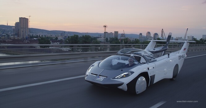 AirCar Klen Vision, l’auto volante con motore BMW