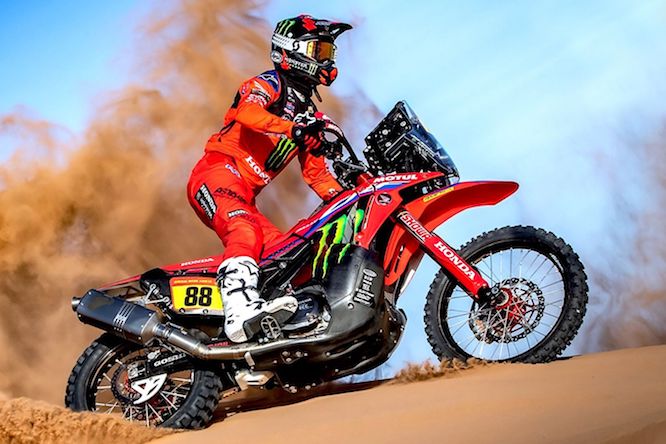 Dakar 2022 / Moto, Barreda: “Ero in forma, ho attaccato tutto il tempo”