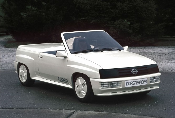 Opel Corsa Spider, l’antenata della berlina