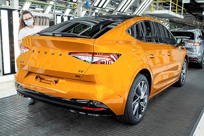 Skoda Enyaq Coupé iV, parte la produzione