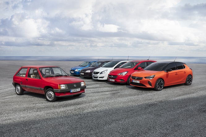 Opel Corsa compie 40 anni: ripercorriamo la sua storia