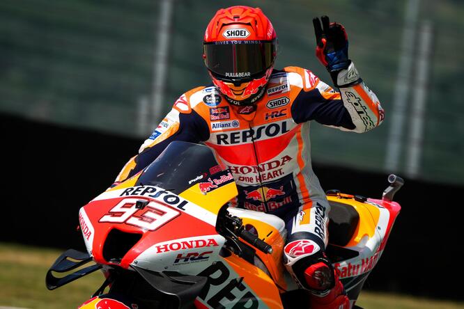 MotoGP / Paradosso Marquez: 3 mesi senza gare, ma è ancora la migliore Honda