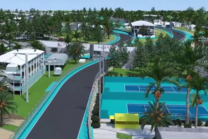 Miami, il circuito visto dall’alto – VIDEO