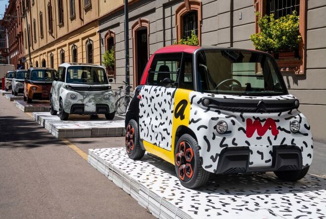 Citroen Ami, cinque edizioni speciali sfilano a Milano