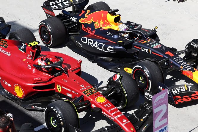 L’ammissione di Verstappen: “La Ferrari aveva più passo di noi”