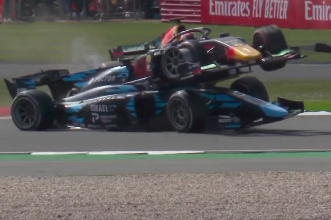 F2 / L’Halo salva Nissany a Silverstone