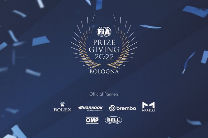 Cerimônia de premiação da FIA 2022 – Fórmula 1 em Bolonha na sexta-feira