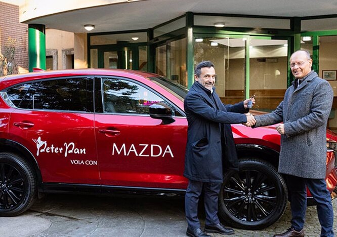 Mazda Italia e Associazione Peter Pan ancora insieme