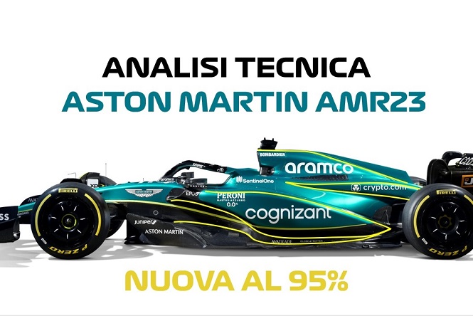 Aston Martin AMR23: la video-analisi