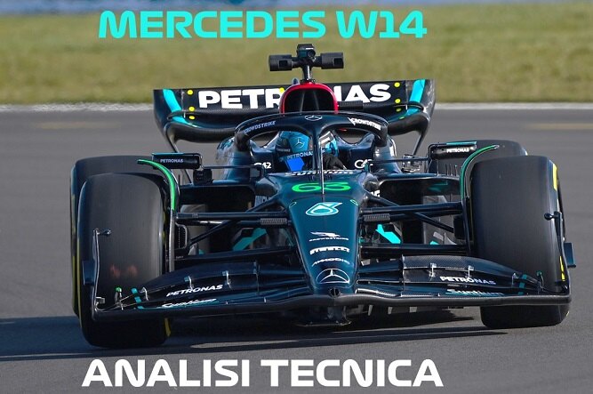 Mercedes W14: la video-analisi