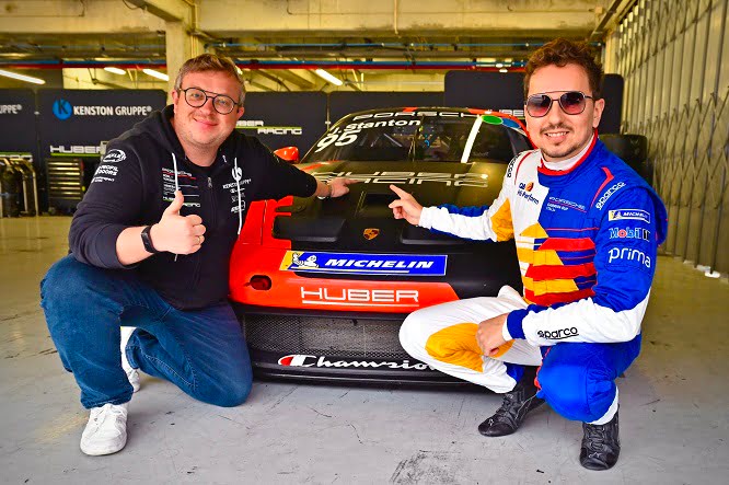 Porsche Supercup: Lorenzo in pista con Huber Racing Team