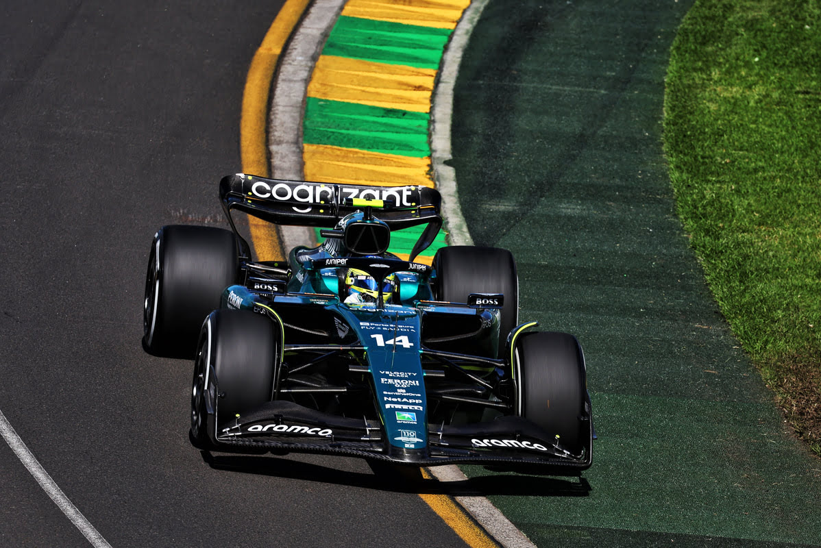 Alonso con Aston Martin a Melbourne