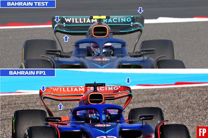 F1-2023-Williams-FW45-ala-posteriore-FP1