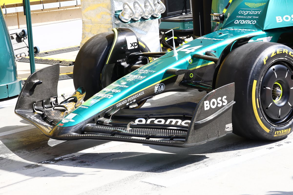 Aston Martin AMR23, GP Bahrain