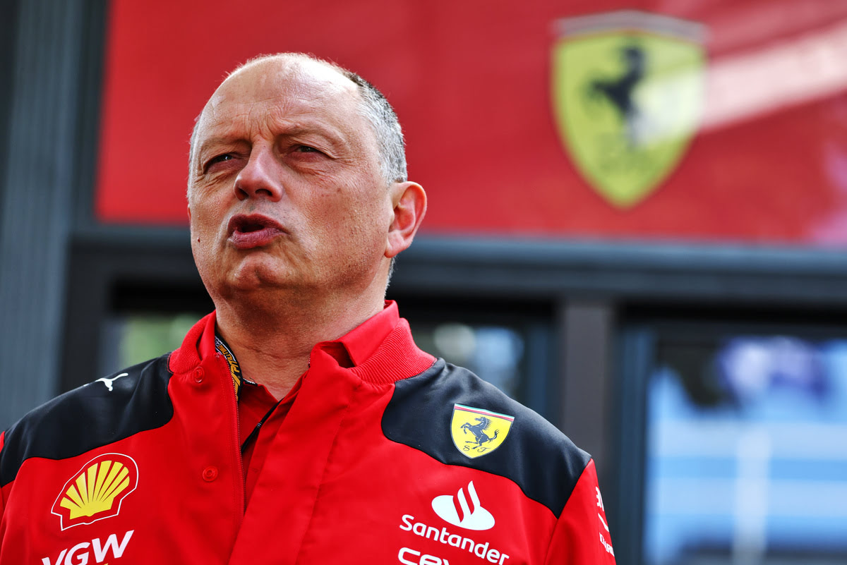 Primo piano di Vasseur nel paddock di Melbourne