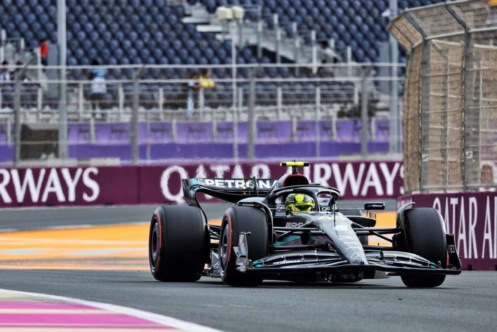 Lewis Hamilton Mercedes W14 Jeddah