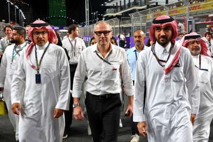 Stefano Domenicali presente a Gedda in Arabia Saudita