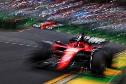 Leclerc spreme al massimo la Ferrari in Australia