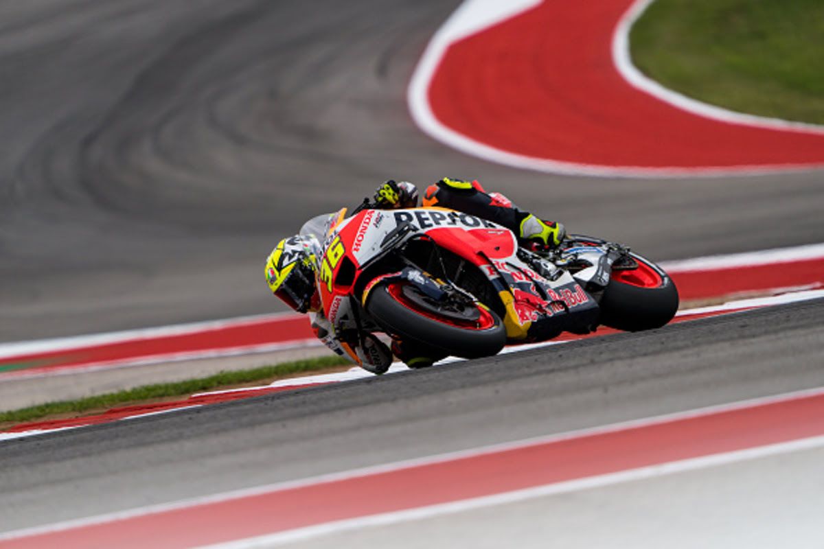 Mir impegnato con la Honda in Texas