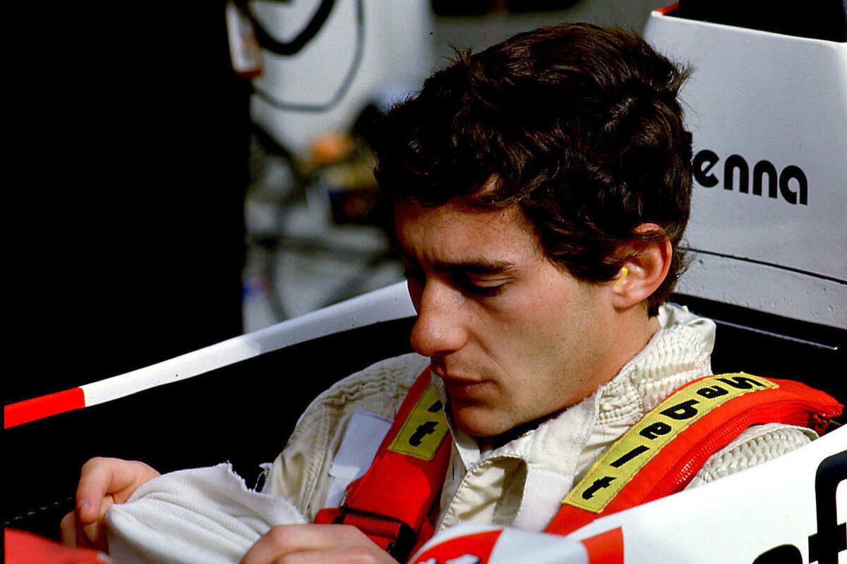 Ayrton Senna e la sua Alfa Romeo Alfasud