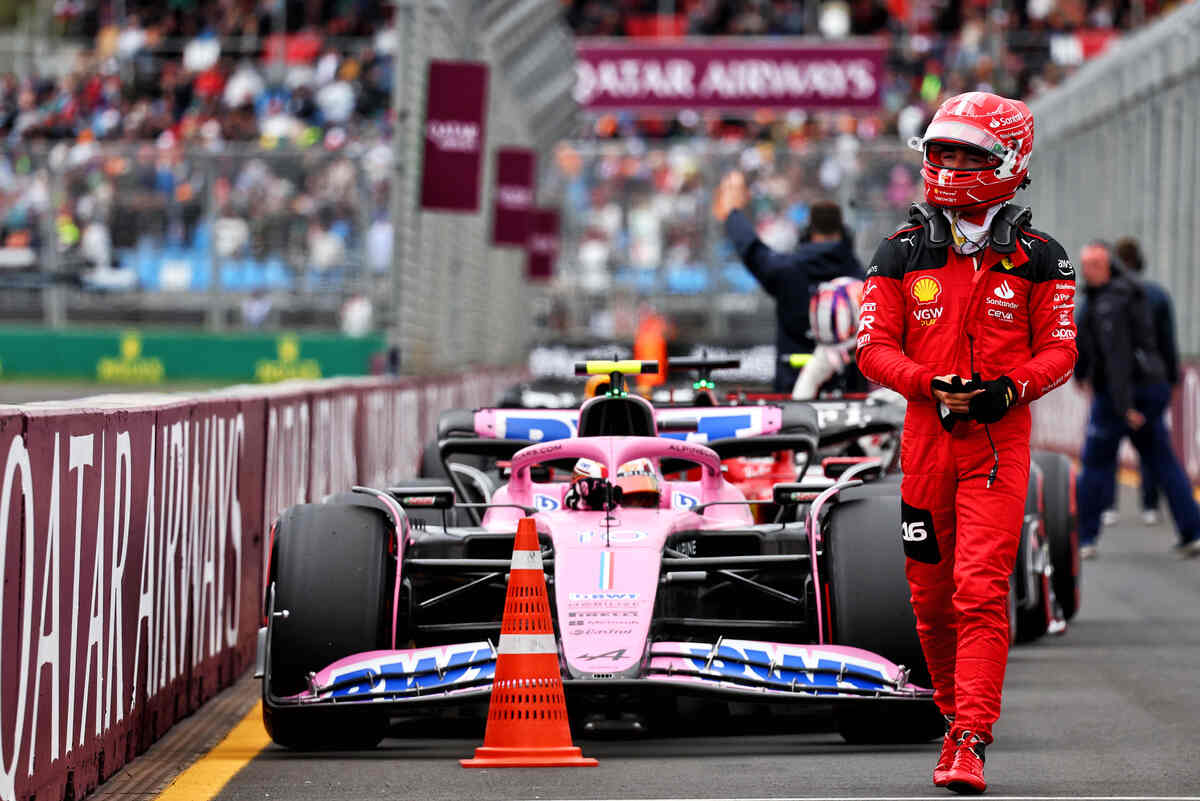 Ferrari Leclerc Qualifiche Melbourne