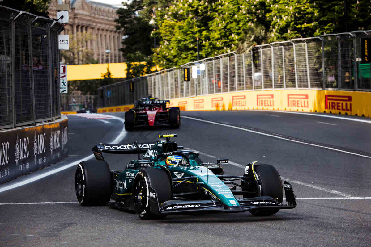 F1 Alonso Ferrari Baku