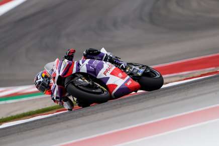 Zarco sulla sua Ducati a Austin in Texas