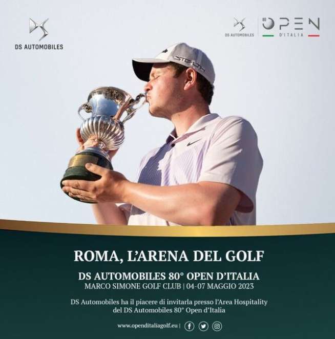 DS ETense, il lusso agli Open d'Italia di Golf FormulaPassion