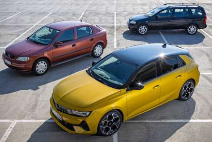 Opel celebra i 25 anni dal debutto di Astra G