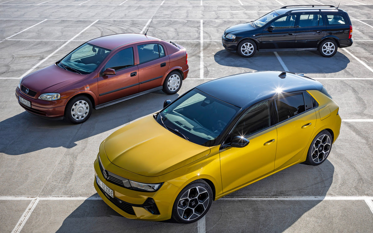 Opel celebra i 25 anni dal debutto di Astra G