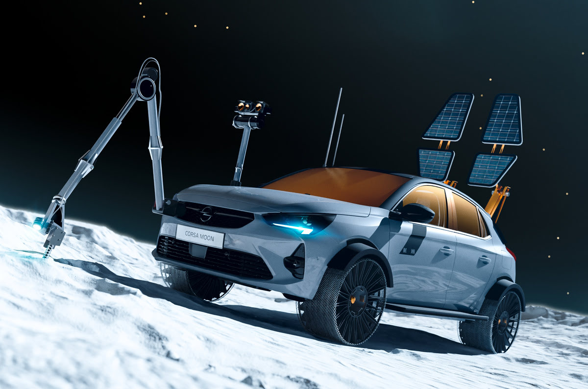 La concept spaziale Opel pensata per la Luna