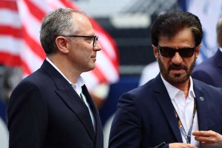 Domenicali insieme a Ben Sulayem a Miami