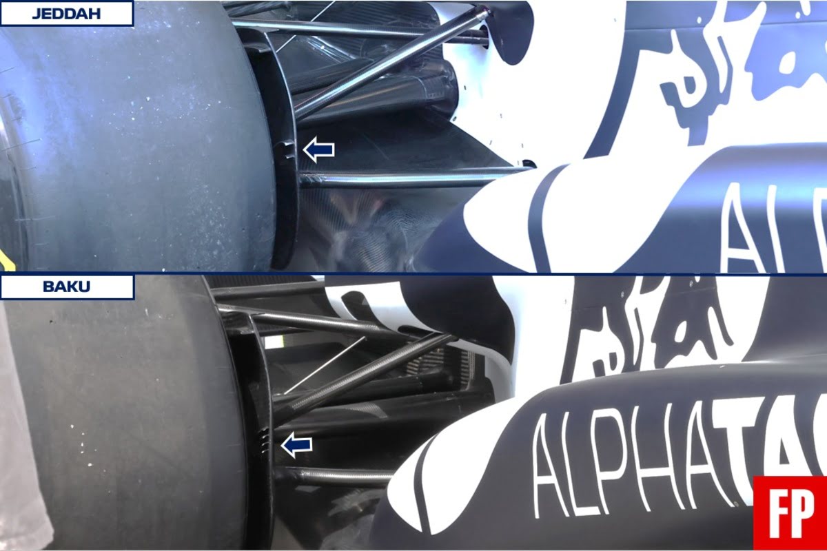 F1 AlphaTauri beam wing