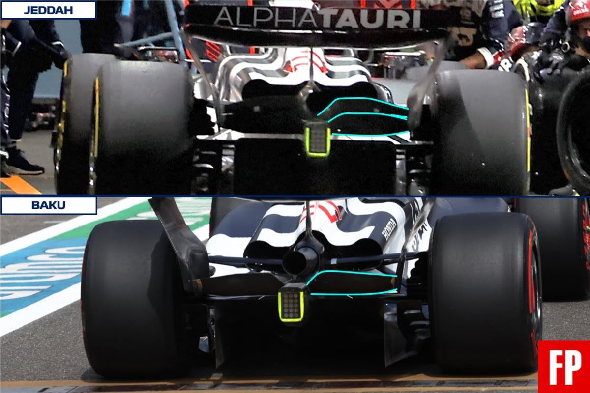 F1 AlphaTauri beam wing