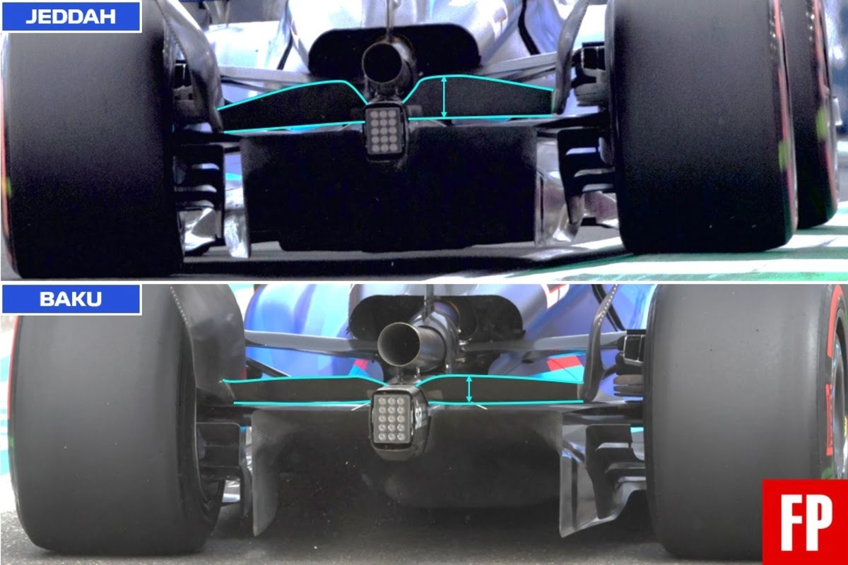 F1 Williams 2023 beam wing