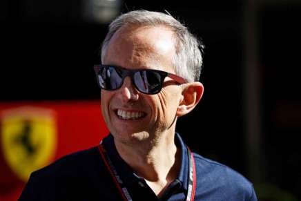 Benedetto Vigna, ad Ferrari, nel paddock di Austin nel 2022