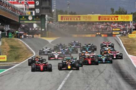 La partenza del GP di Spagna 2023