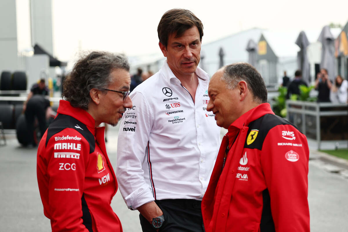 Vasseur Wolff Mekies Ferrari Mercedes