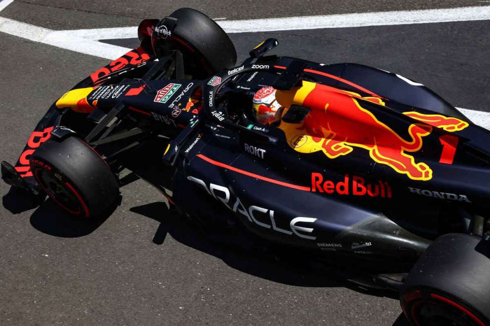 F1 Verstappen PL1 Silverstone